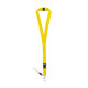 Tour de cou personnalisable en polyester avec mousqueton en métal - BCM Goodies