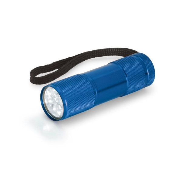 Lampe de poche en aluminium avec 9 LED FLASHY - Objet publicitaire pour entreprises