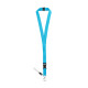 Tour de cou personnalisable en polyester avec mousqueton en métal - BCM Goodies