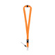 Tour de cou personnalisable en polyester avec mousqueton en métal - BCM Goodies