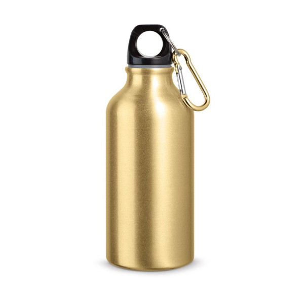 Bouteille de sport en aluminium LANDSCAPE S de 400mL avec mousqueton - Accessoire idéal pour événements d'entreprise | BCM 