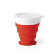 Verre de voyage pliable ASTRADA silicone et PP 250mL personnalisable - BCM Goodies
