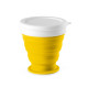 Verre de voyage pliable ASTRADA silicone et PP 250mL personnalisable - BCM Goodies