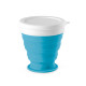 Verre de voyage pliable ASTRADA silicone et PP 250mL personnalisable - BCM Goodies