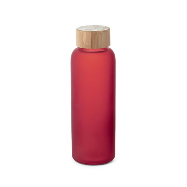 Tasse de voyage 500mL en verre borosilicate givré LILLARD - Personnalisable pour entreprise