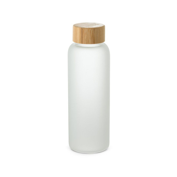 Tasse de voyage 500mL en verre borosilicate givré LILLARD - Personnalisable pour entreprise