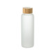 Tasse de voyage 500mL en verre borosilicate givré LILLARD - Personnalisable pour entreprise