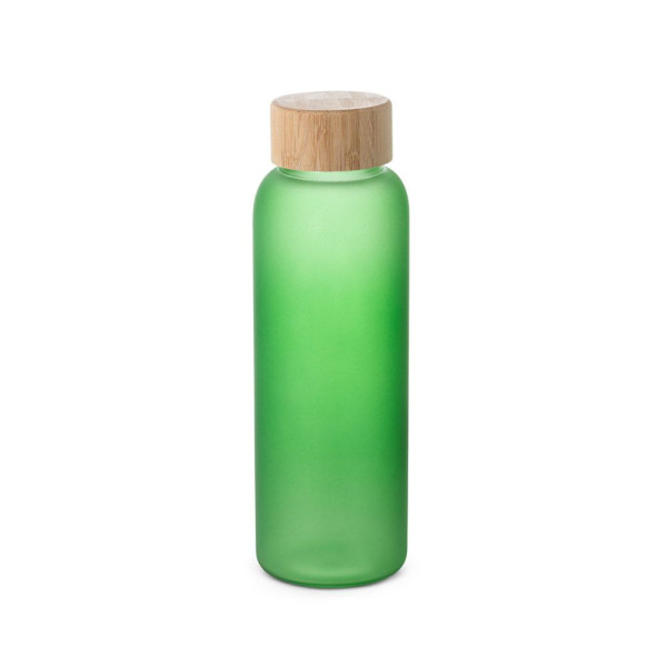 Tasse de voyage 500mL en verre borosilicate givré LILLARD - Personnalisable pour entreprise