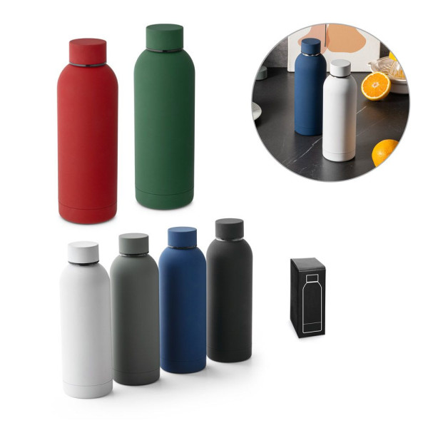 Bouteille en acier inoxydable personnalisable et écologique - BCM Goodies