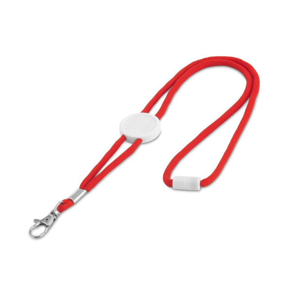 Tour de cou en polyester avec fonction porte-clés pour la communication d'entreprise | BCM Goodies