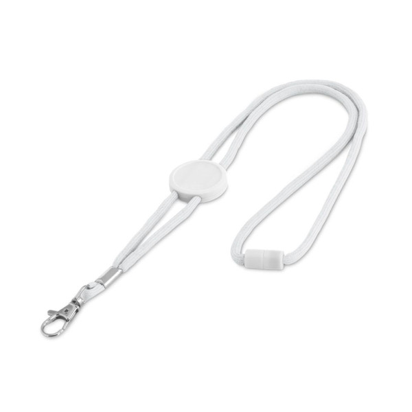 Tour de cou en polyester avec fonction porte-clés pour la communication d'entreprise | BCM Goodies