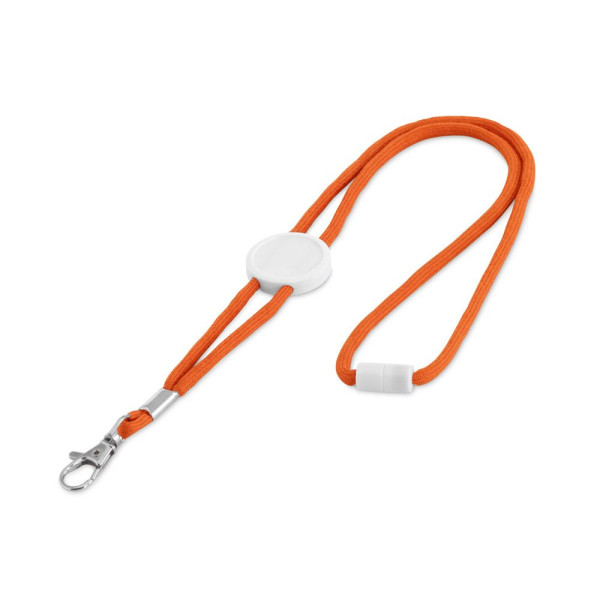 Tour de cou en polyester avec fonction porte-clés pour la communication d'entreprise | BCM Goodies