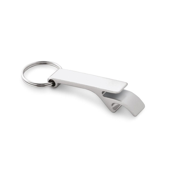 Porte-clés décapsuleur en aluminium recyclé | BCM Goodies