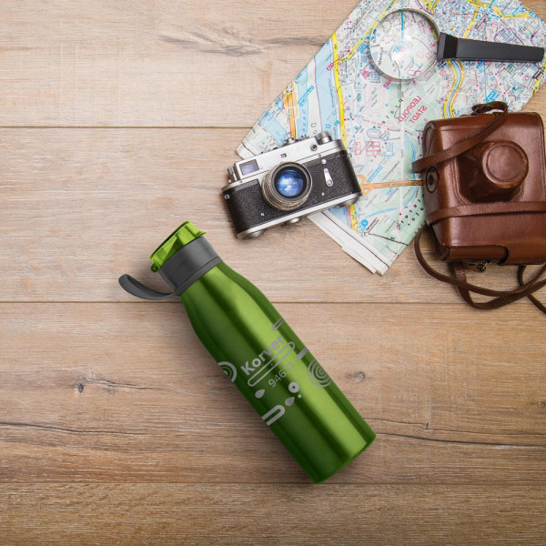 Bouteille de sport en aluminium personnalisable KORVER 650 mL - BCM Goodies