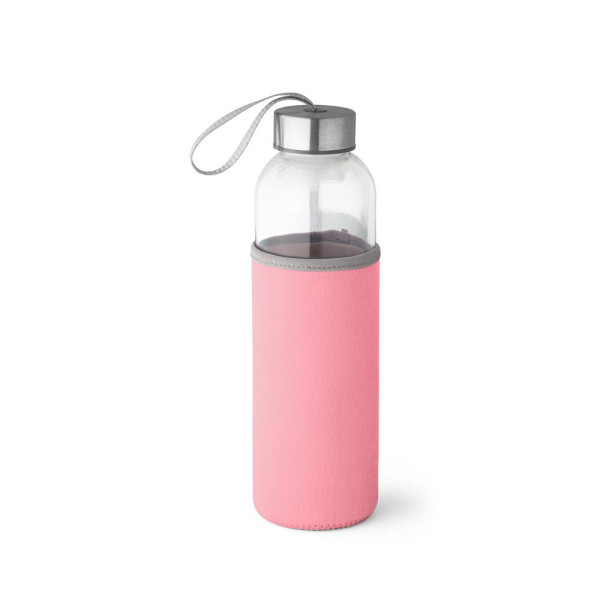 Bouteille de sport en verre et acier inoxydable 520 mL personnalisable pour entreprises - RAISE