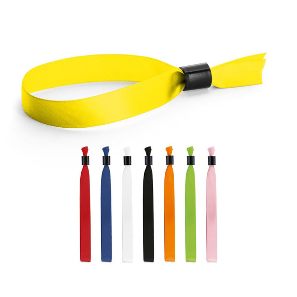 Bracelet en satin inviolable personnalisable pour entreprise - BCM Goodies