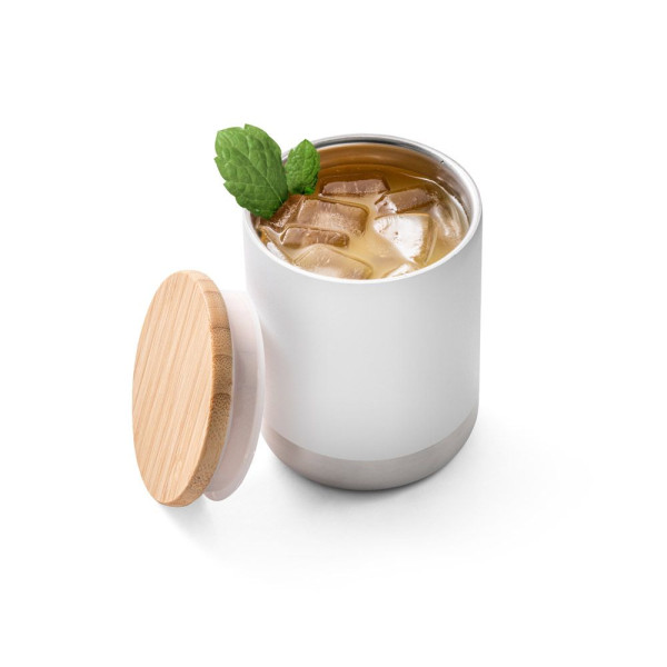 Verre en acier inoxydable recyclé à double paroi - NORRE TUMBLER 370 mL - Objet personnalisable pour événements professionnels