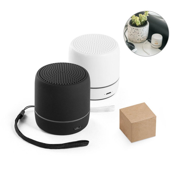 Haut-parleur portable TURING en ABS recyclé personnalisable - BCM Goodies