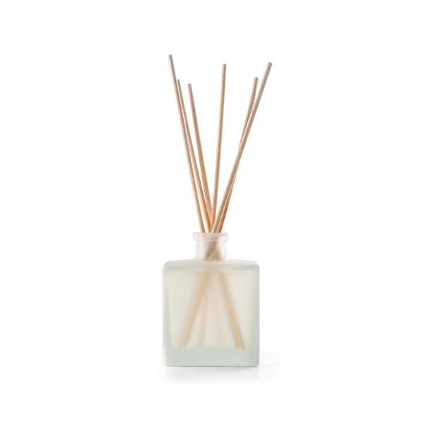 Bâtons de diffusion YEUN. dans des bouteilles en verre - Objets publicitaires pour entreprises | BCM Goodies