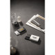 Batterie nomade magnétique AMPERE 10 de 10 000 mAh avec chargeur sans fil ultrarapide de 15 W en ABS recyclé - BCM Goodies