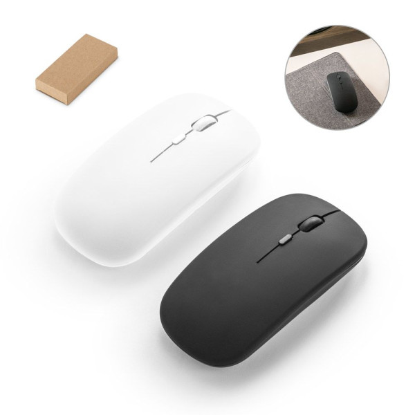 Souris sans fil KHAN en ABS recyclé à 100% - BCM Goodies