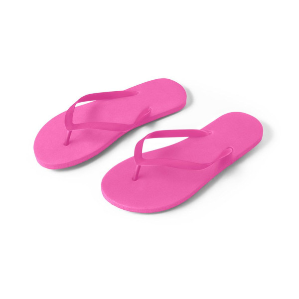 Pantoufles personnalisables MAUPITI S / M pour entreprise - Soleil et Pluie