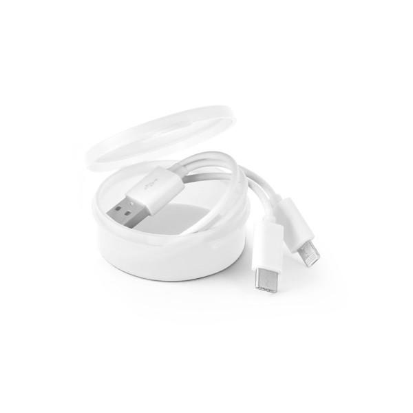 Câble USB 3 en 1 personnalisable pour entreprise | BCM Goodies