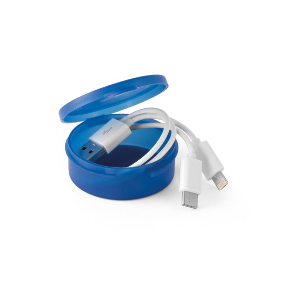 Câble USB 3 en 1 personnalisable pour entreprise | BCM Goodies