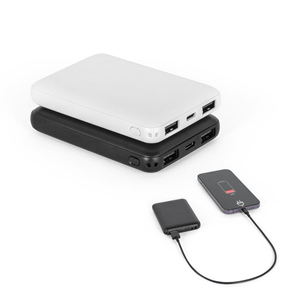 Batterie nomade LEAKEY 5 de 5000 mAh en ABS recyclé - BCM Goodies