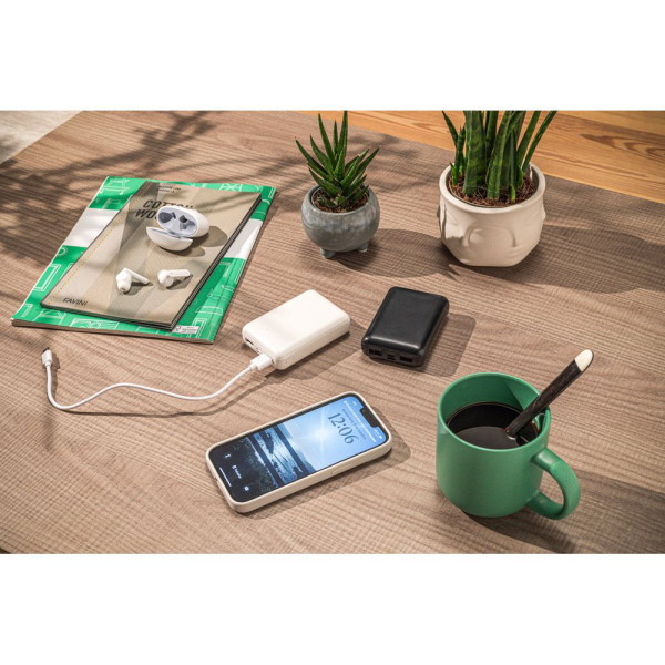 Batterie nomade LEAKEY 10 de 10000 mAh en ABS recyclé - BCM Goodies
