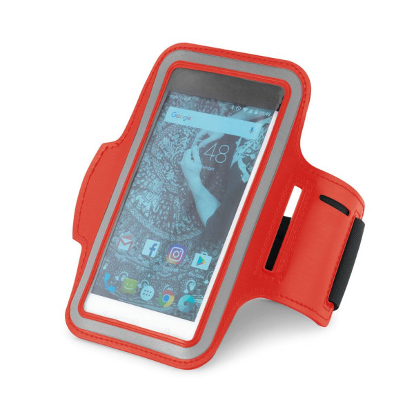 Brassard CONFOR en PU et coque souple pour smartphone 65 - Accessoire publicitaire pour entreprise