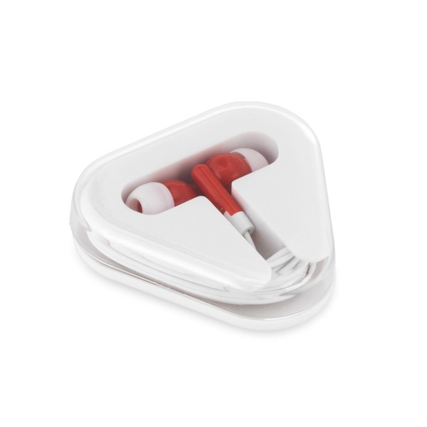Écouteurs FARADAY avec câble ABS de 1,25 m - Accessoires publicitaires personnalisables pour entreprise