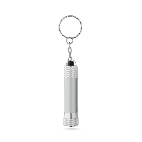 Porte-clés écologique en aluminium recyclé avec lampe de poche LED - BCM Goodies