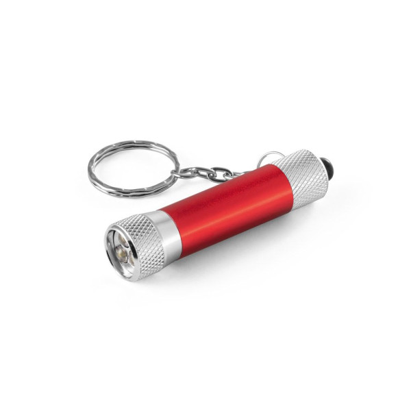 Porte-clés écologique en aluminium recyclé avec lampe de poche LED - BCM Goodies