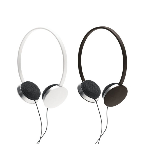 Casque VOLTA avec câble de 1.2 m en ABS - Produit hi-tech personnalisable pour entreprises et organisations