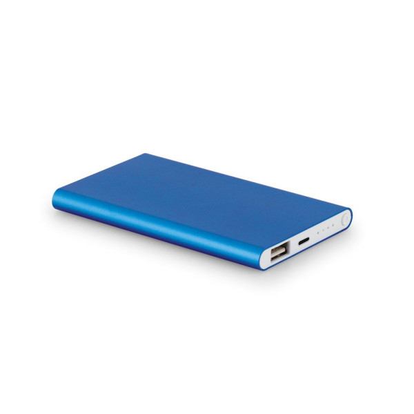 Power bank Slim de 4 000 mAh de MARCET - Accessoire écologique pour entreprises et événements