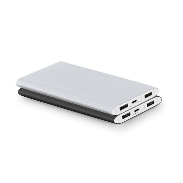Power bank NOBEL 7200 mAh en aluminium recyclé - BCM Goodies