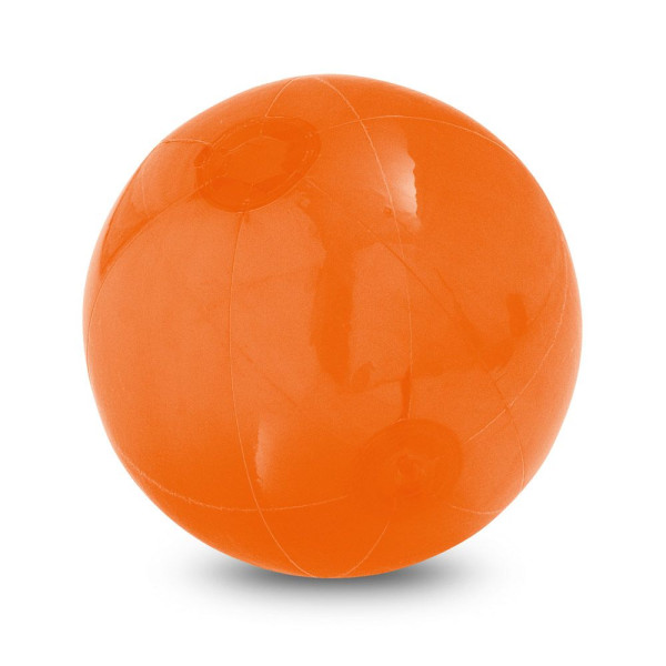 Ballon de plage gonflable en PVC translucide PECONIC - Soleil et pluie - BCM Goodies