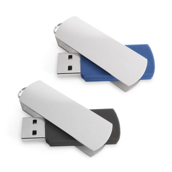 Clé USB BOYLE 8GB avec attache en métal - Objet publicitaire personnalisable pour professionnels