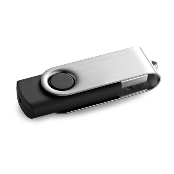 Clé USB personnalisable CLAUDIUS 4GB avec attache en métal - BCM Goodies