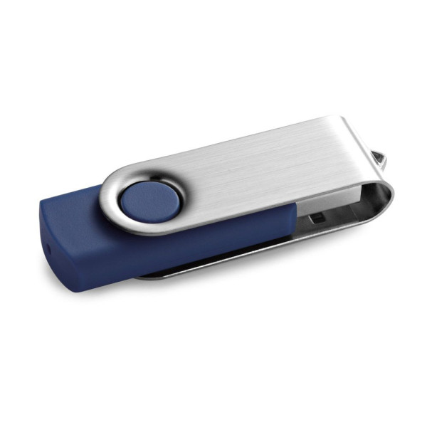 Clé USB personnalisable CLAUDIUS 4GB avec attache en métal - BCM Goodies