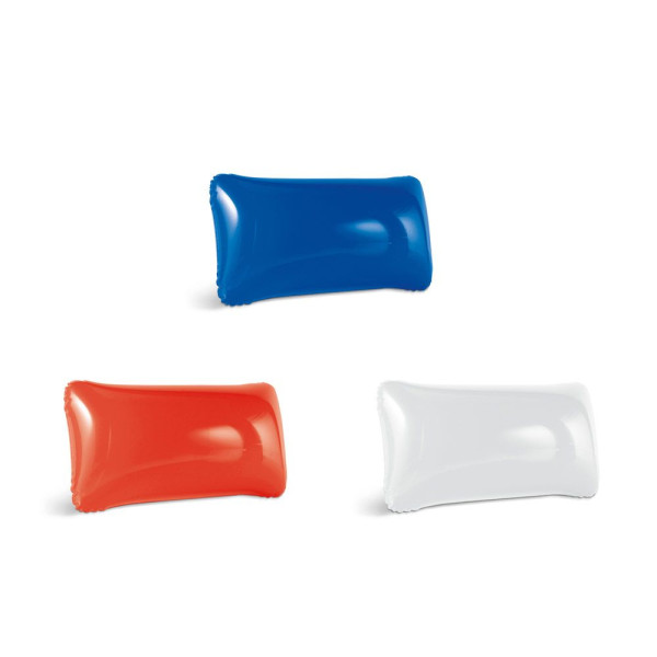 Coussin de plage gonflable personnalisable en PVC opaque TIMOR - Soleil et Pluie