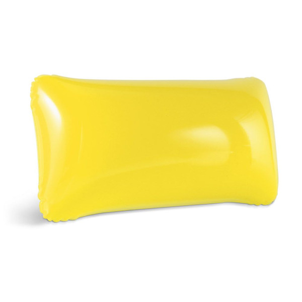 Coussin de plage gonflable personnalisable en PVC opaque TIMOR - Soleil et Pluie