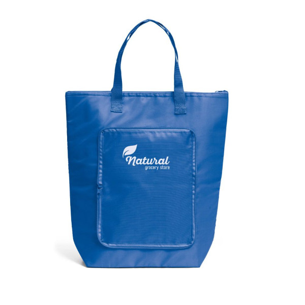 Sac thermique pliable en polyester 210D 15 L MAYFAIR - Accessoire publicitaire pratique et personnalisable