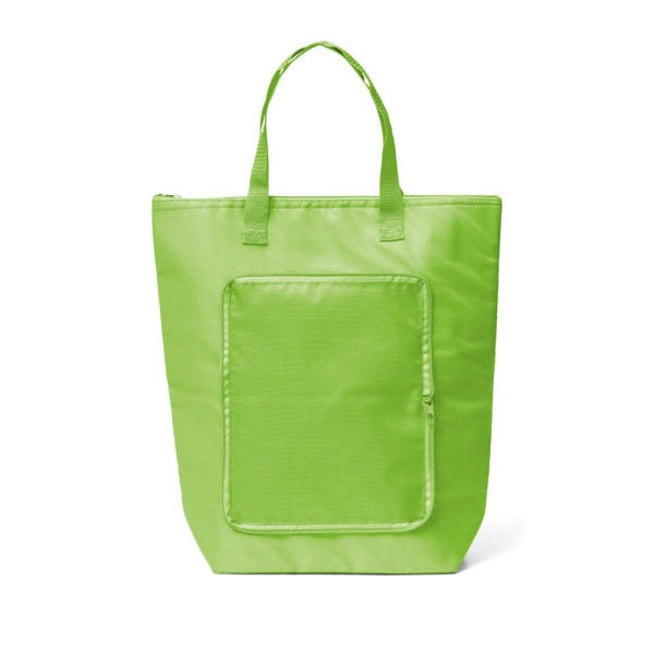 Sac thermique pliable en polyester 210D 15 L MAYFAIR - Accessoire publicitaire pratique et personnalisable