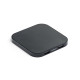 Chargeur sans fil 15W avec HUB 2 ports USB-A en ABS recyclé - Goodies personnalisables - BCM Goodies