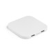 Chargeur sans fil 15W avec HUB 2 ports USB-A en ABS recyclé - Goodies personnalisables - BCM Goodies