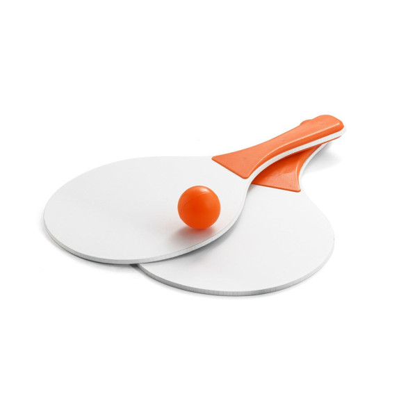 Raquettes de plage en MDF personnalisables pour entreprise - BCM Goodies