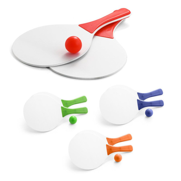 Raquettes de plage en MDF personnalisables pour entreprise - BCM Goodies