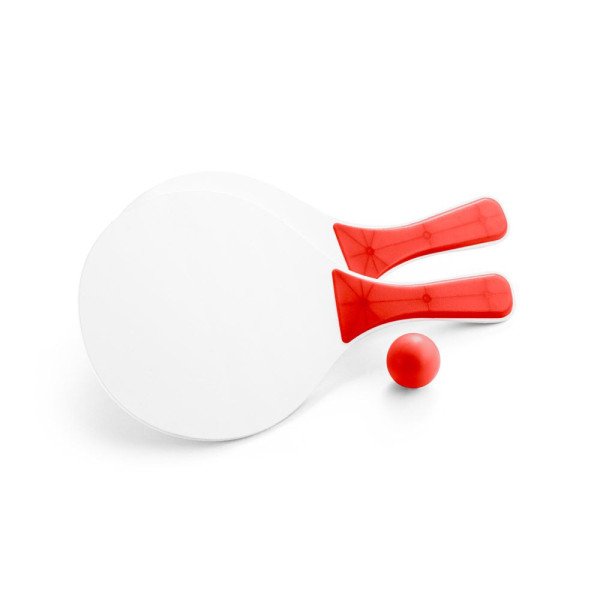 Raquettes de plage en MDF personnalisables pour entreprise - BCM Goodies